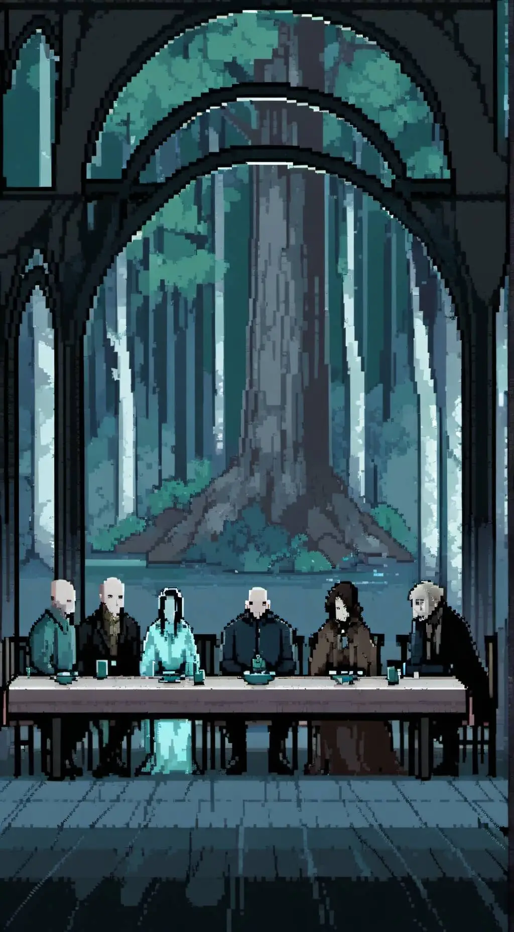 ai character: spy on death eater background