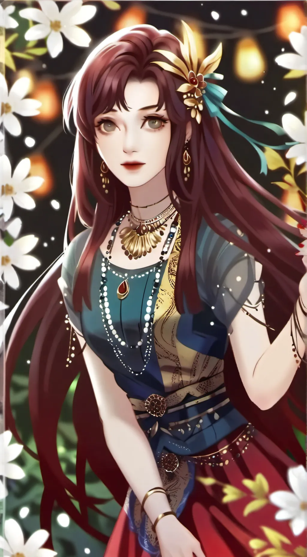 ai character: iris background