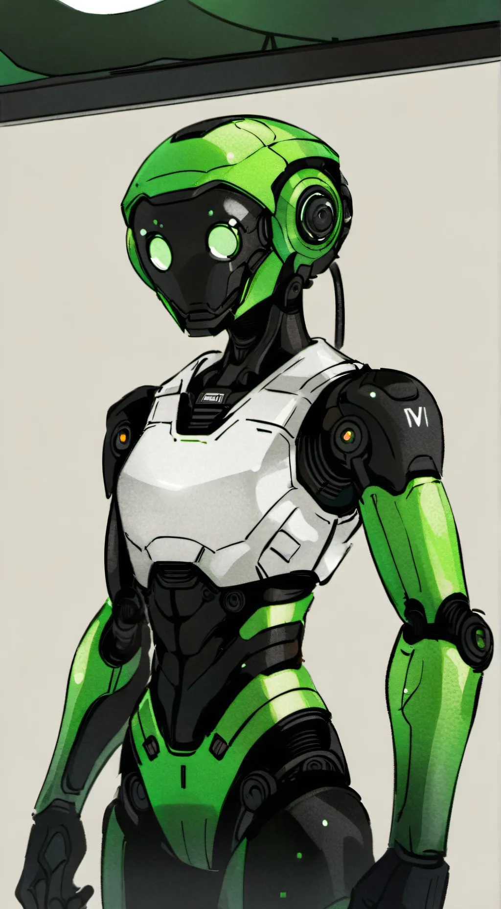 ai character: Vee background