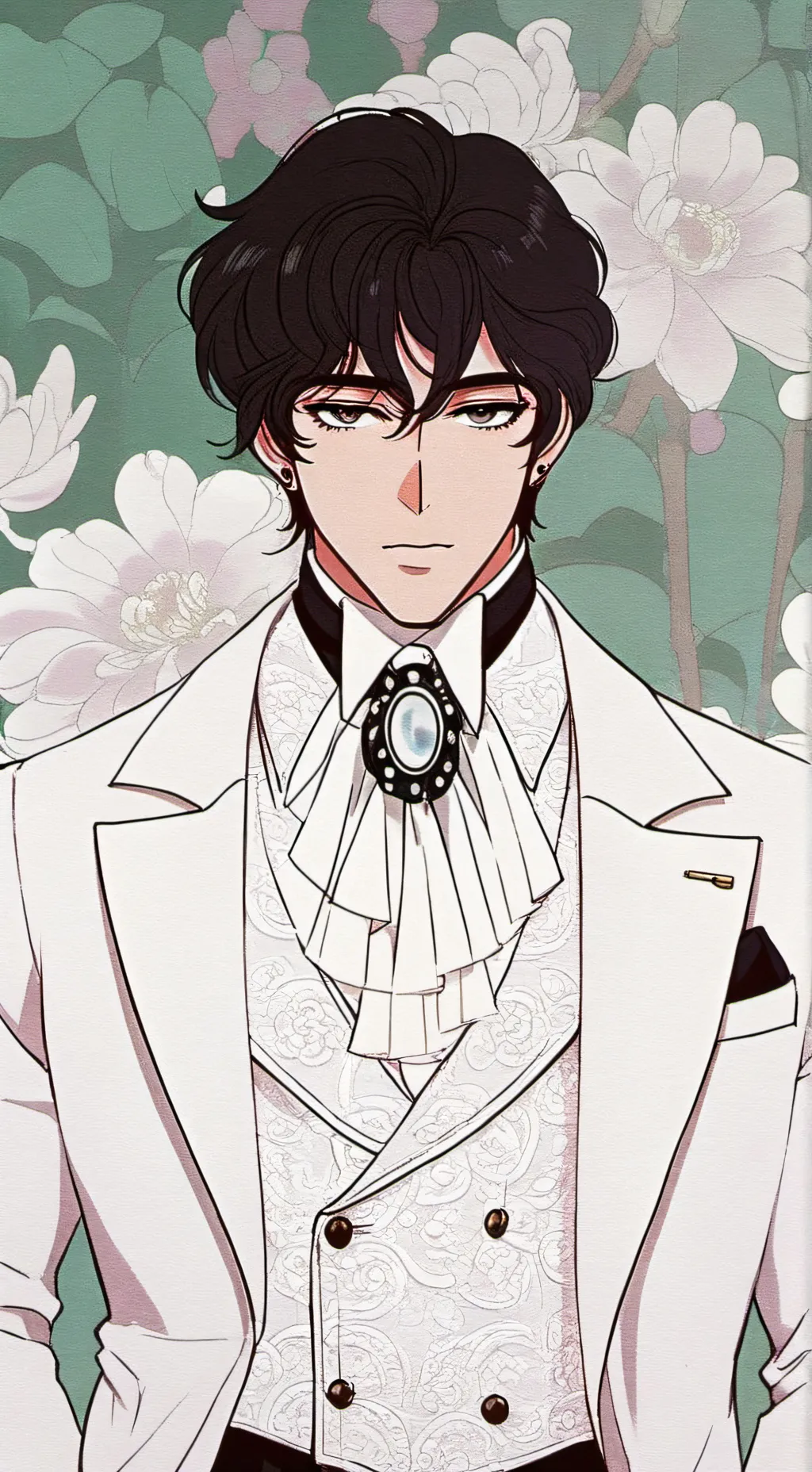 ai character: Valentino/val background