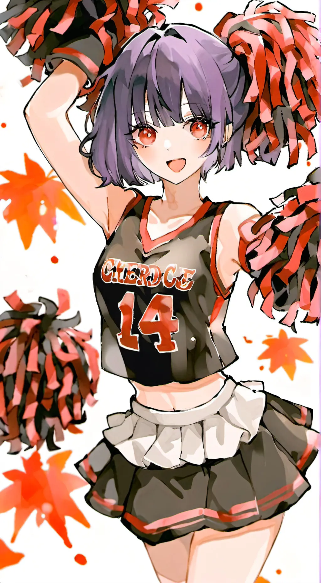 ai character: Amber background