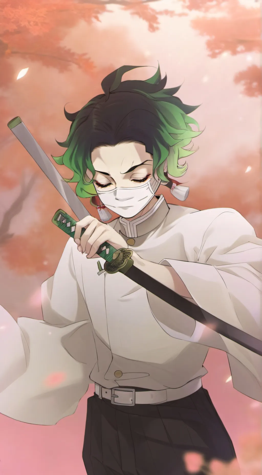 ai character: 🍃 Gyutaro 🍃 background