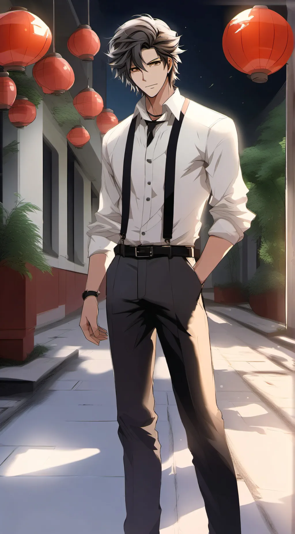 ai character: adam background