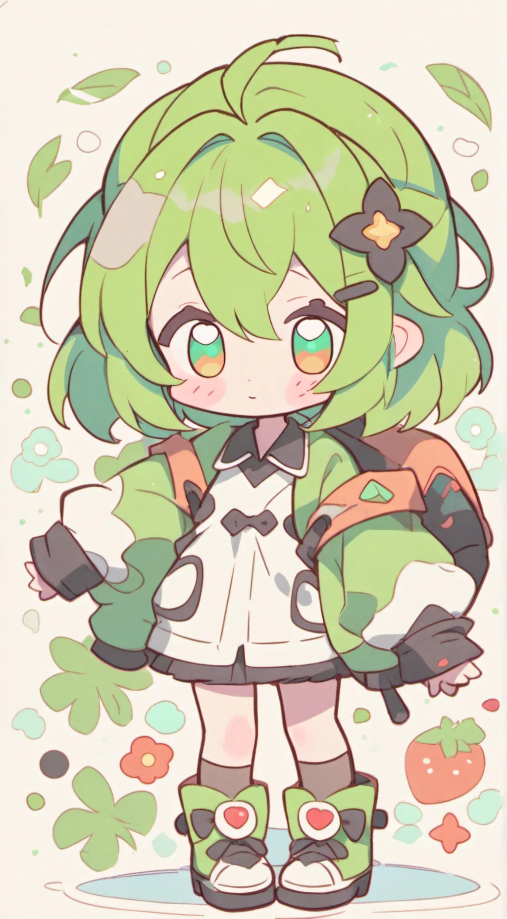 ai character: DW SG mingel background