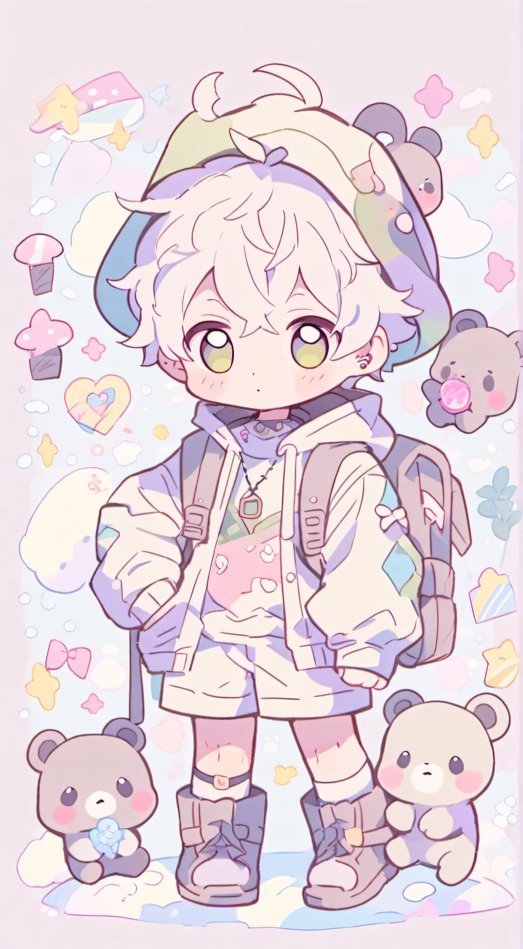 ai character: Luke and liam  background