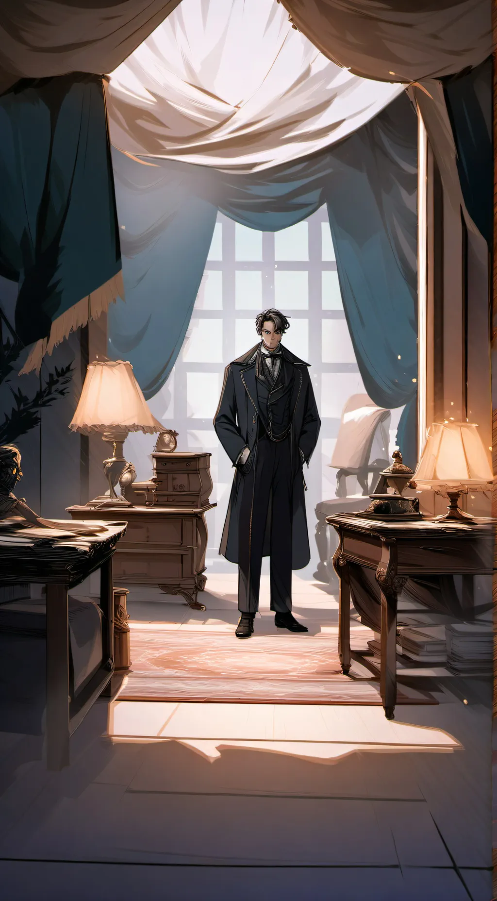 ai character: murder mistery 2  background