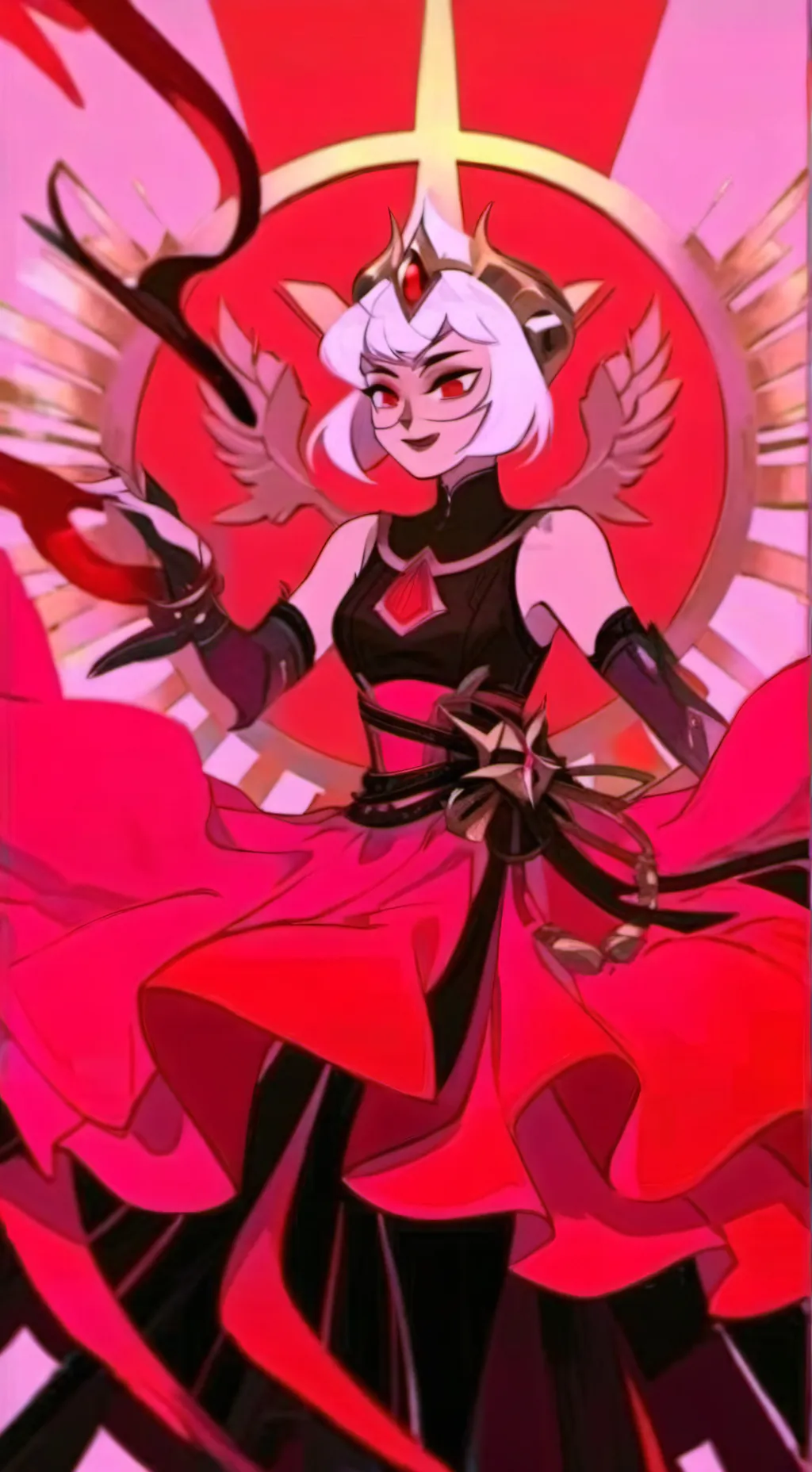 ai character: HH Lucifer Alastor background