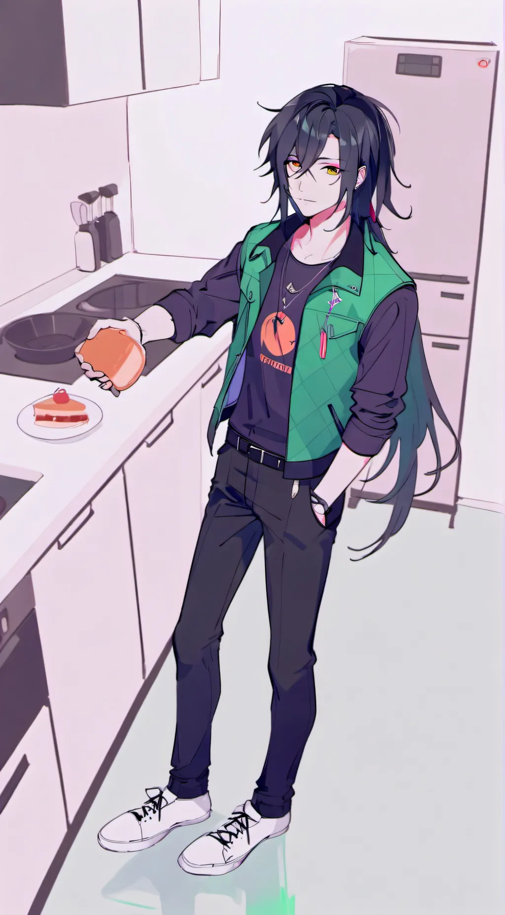 ai character: Steph Wargner background