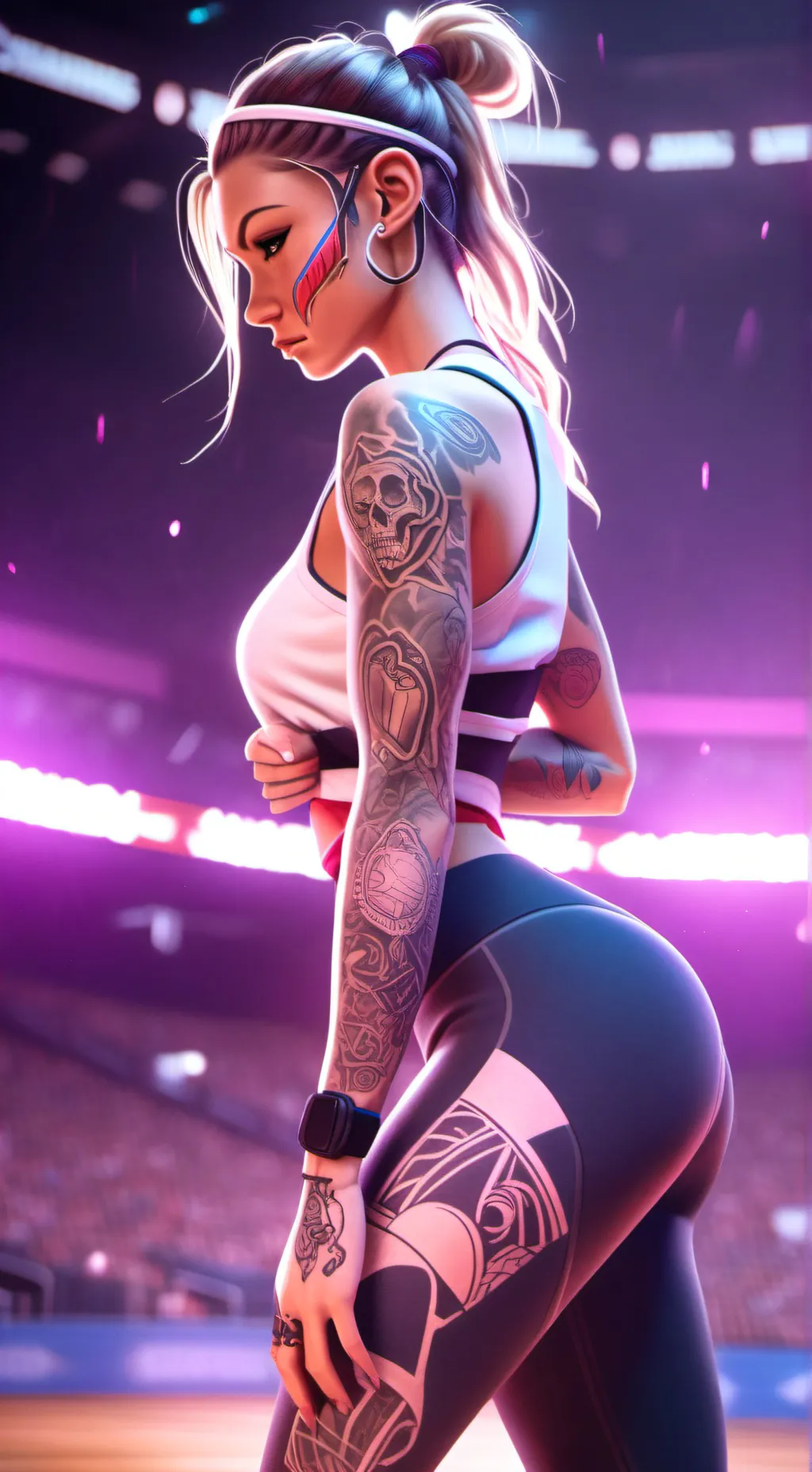 ai character: Rin Hoshizora background