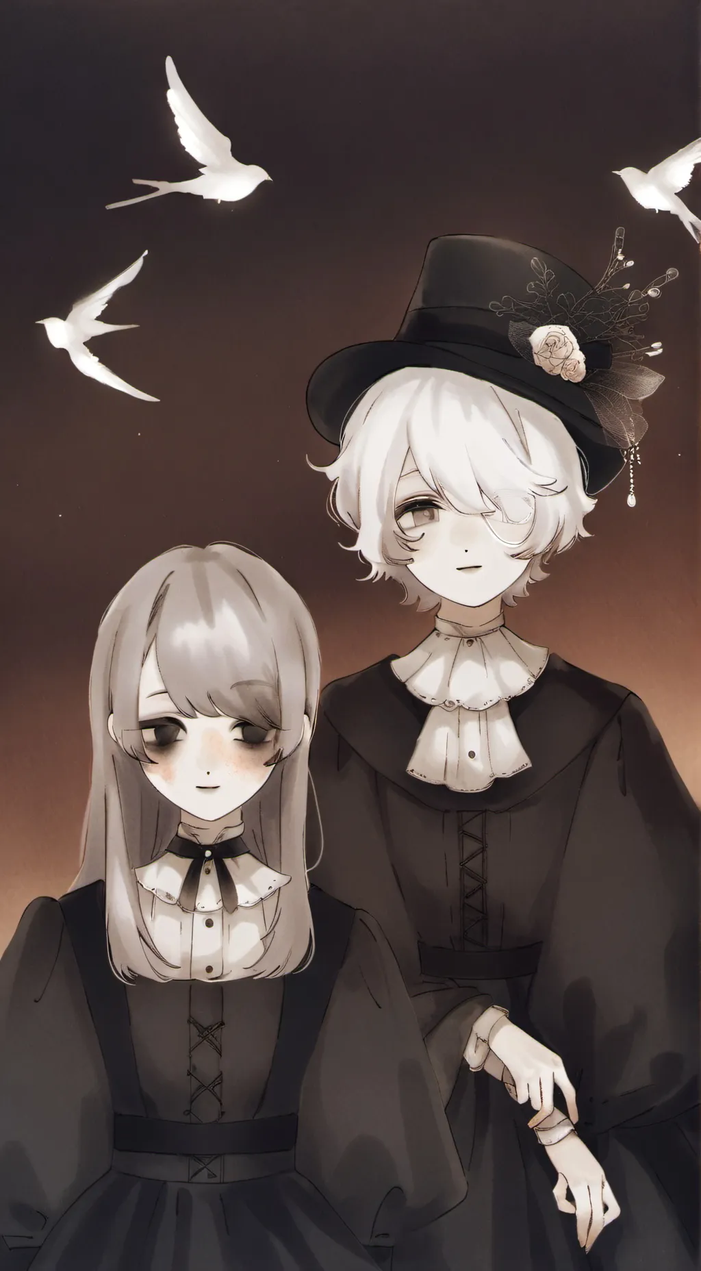 ai character: Uzi and Jess sis. background