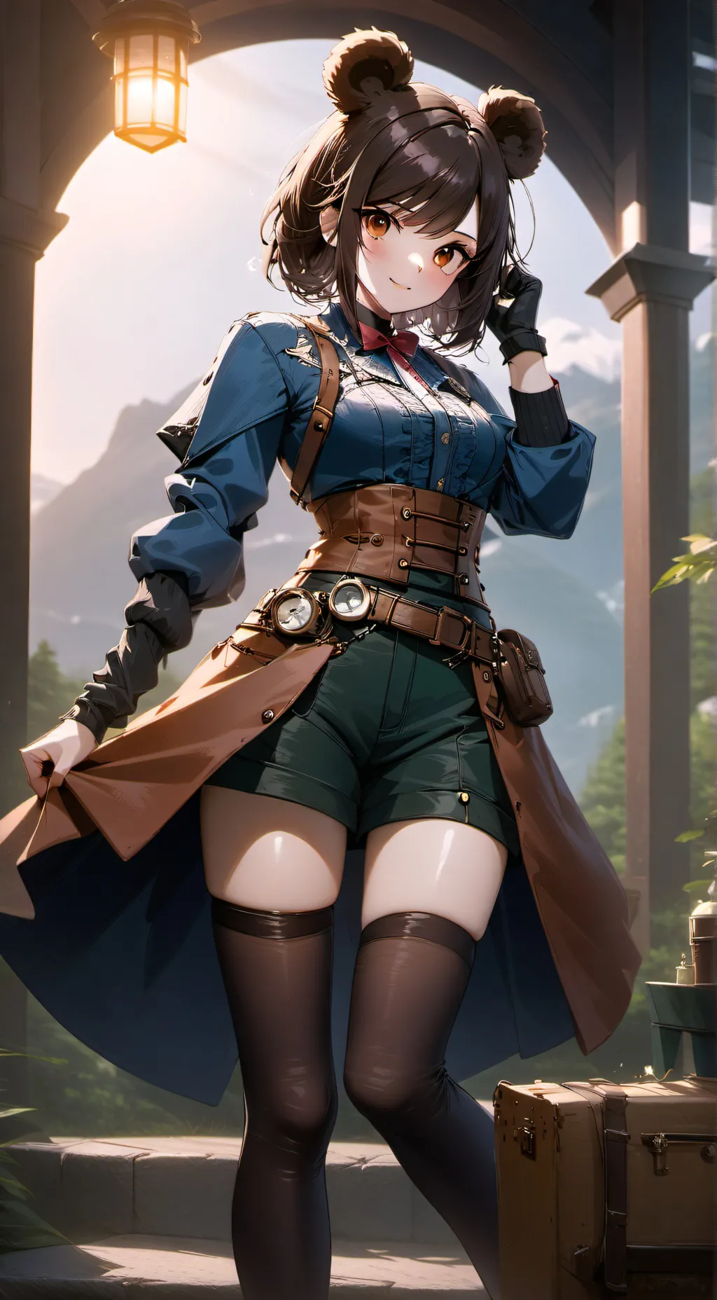 ai character: Grizzly background