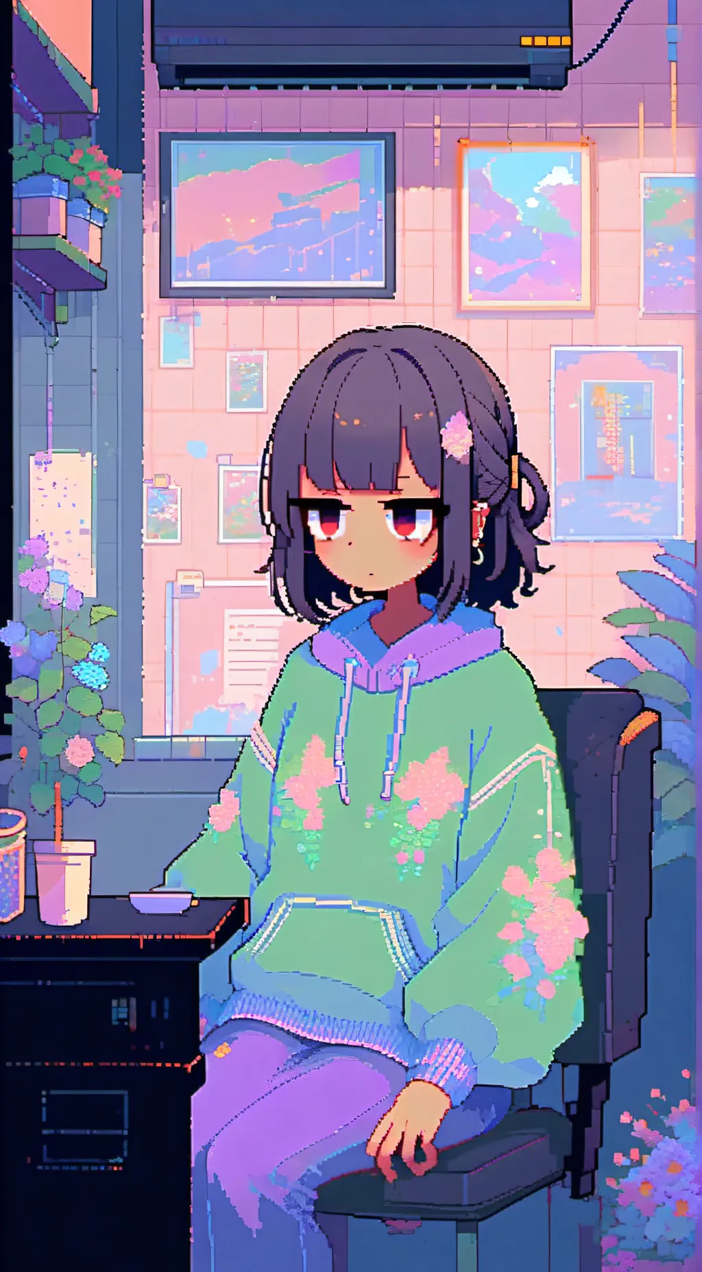 ai character: RIRITOWNHIGHSCHOOL background