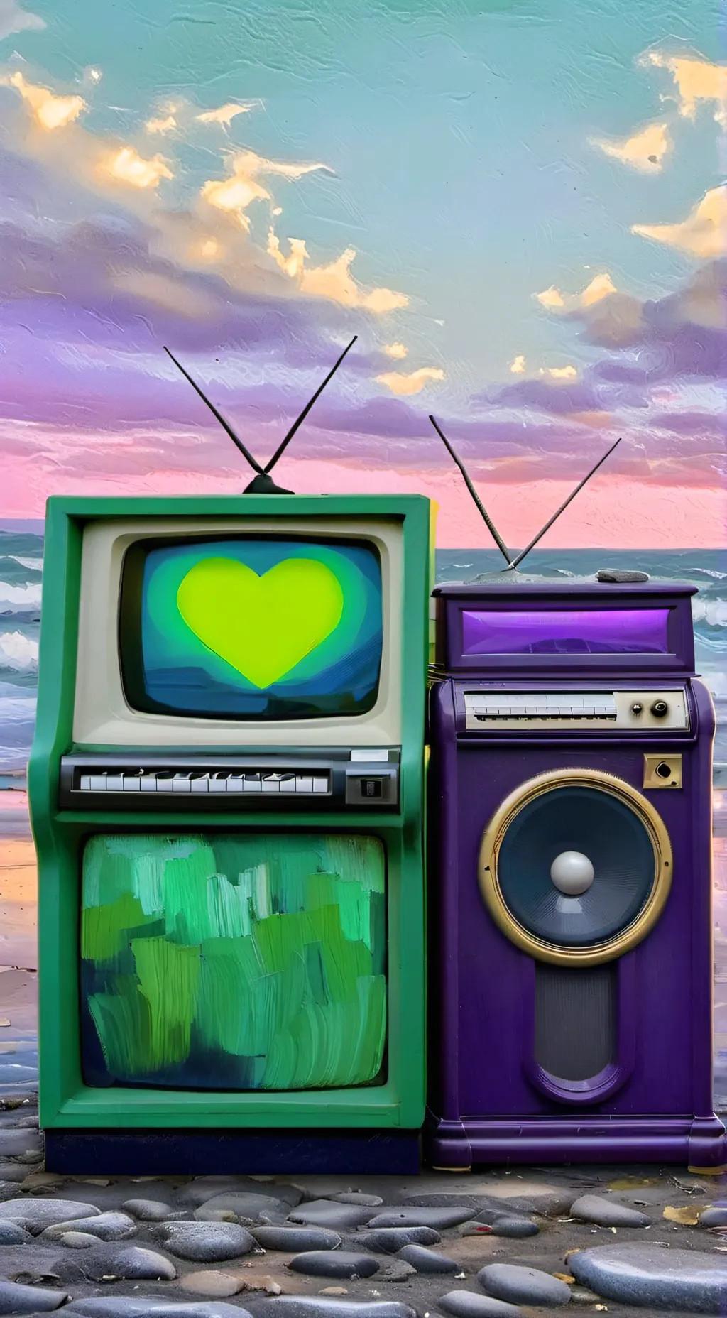 ai character: vee x boxten  background