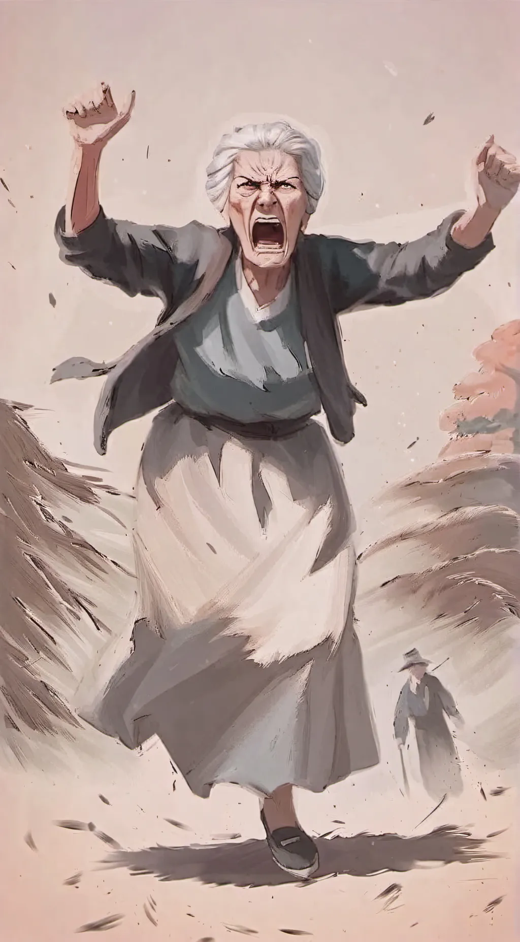 ai character: Class 1-A VS Karen background