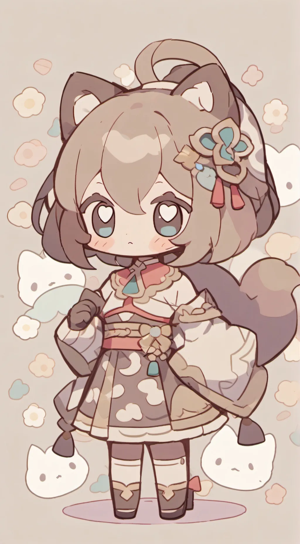 ai character: Mila la gatita 💖 background