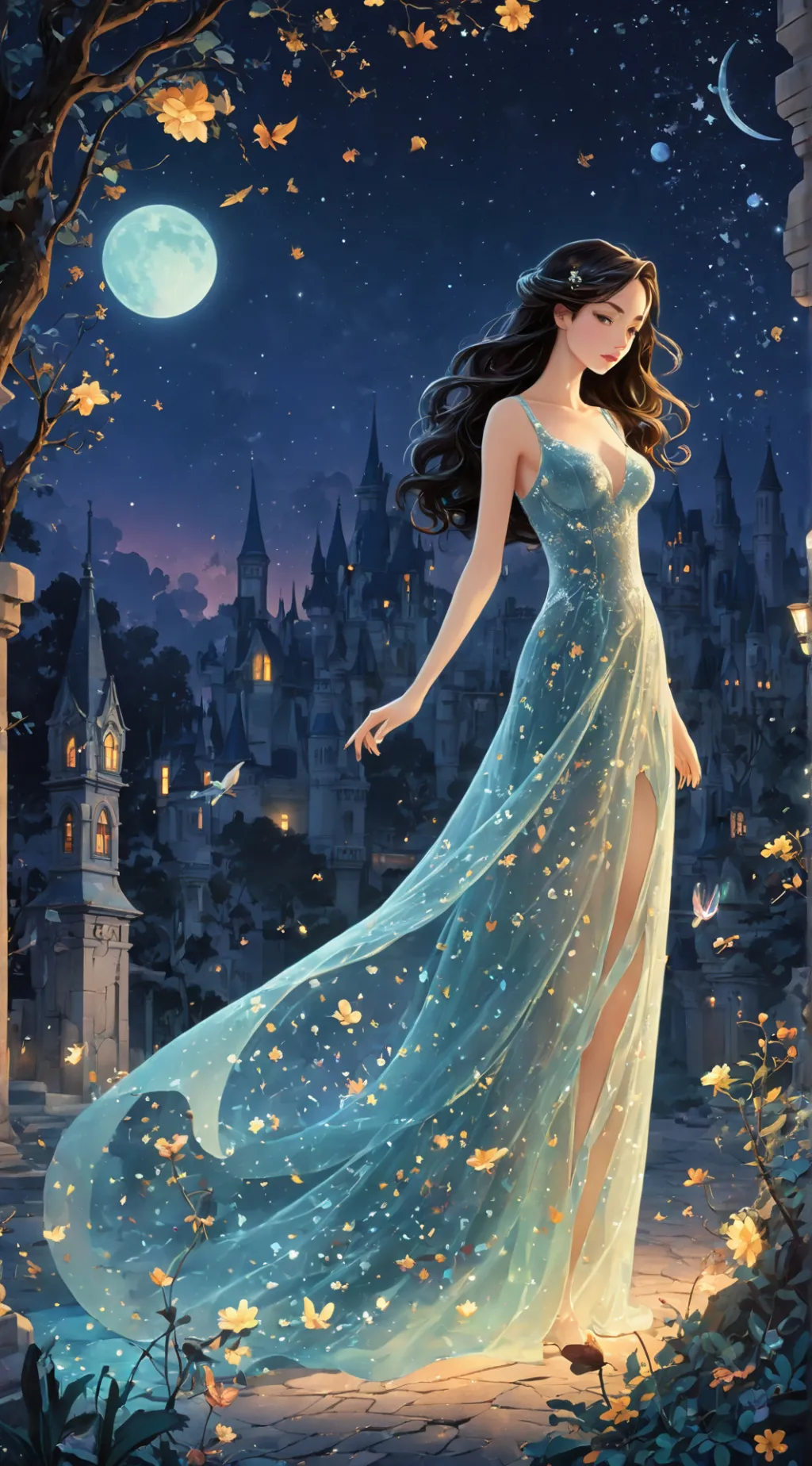 ai character: Elara background