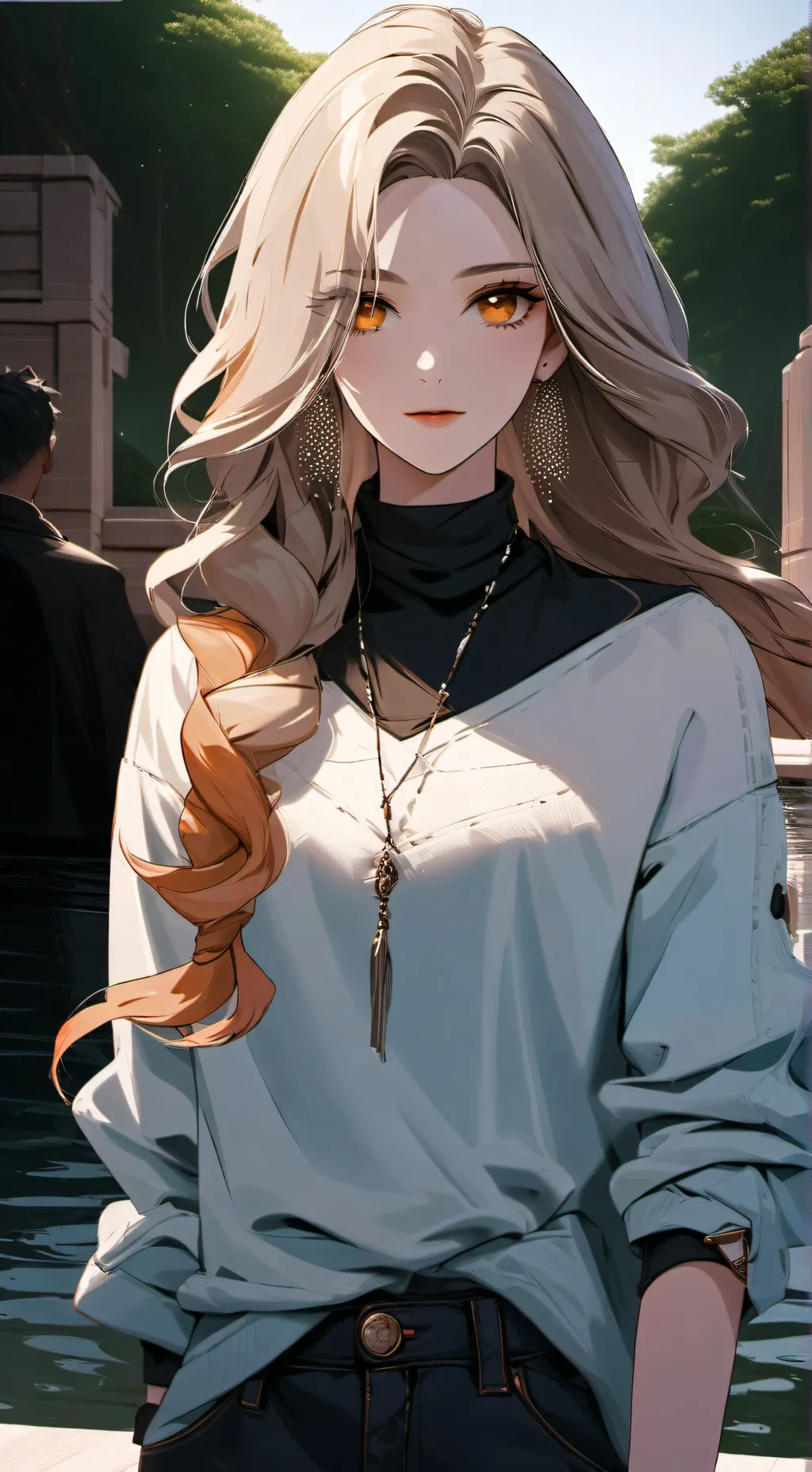 ai character: Silvia  background