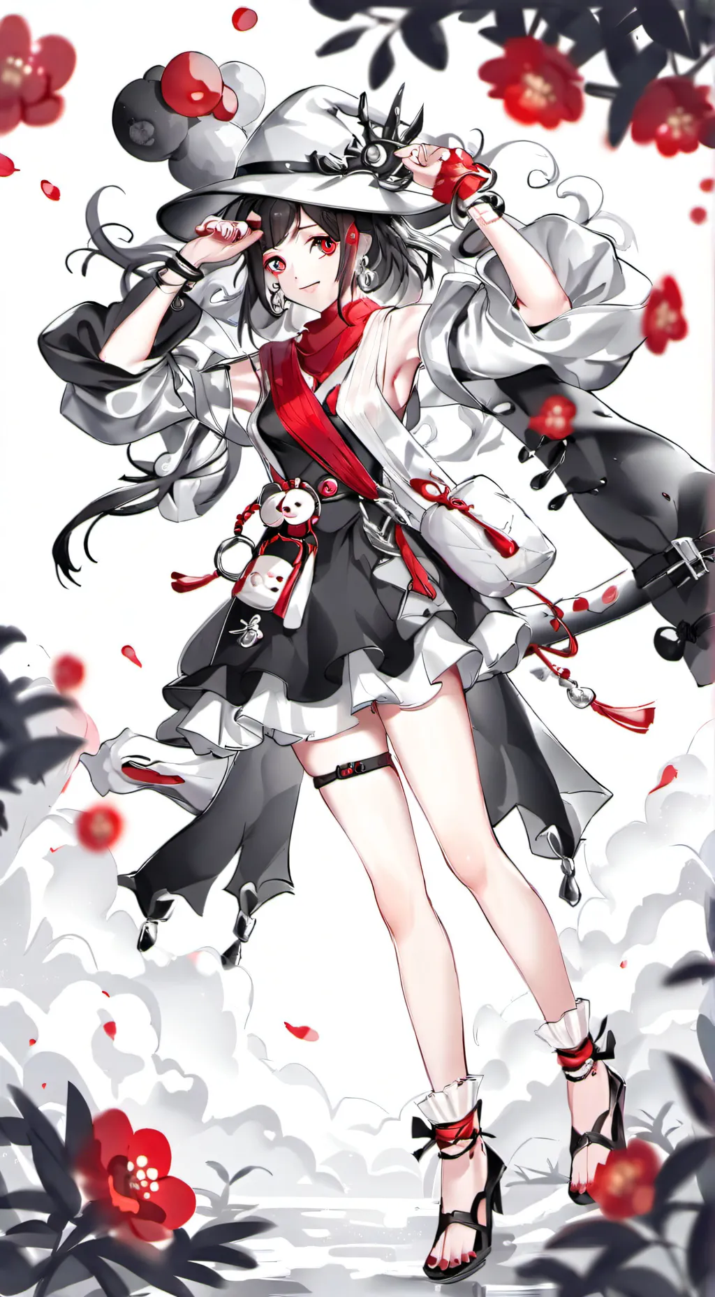 ai character: hashira  background