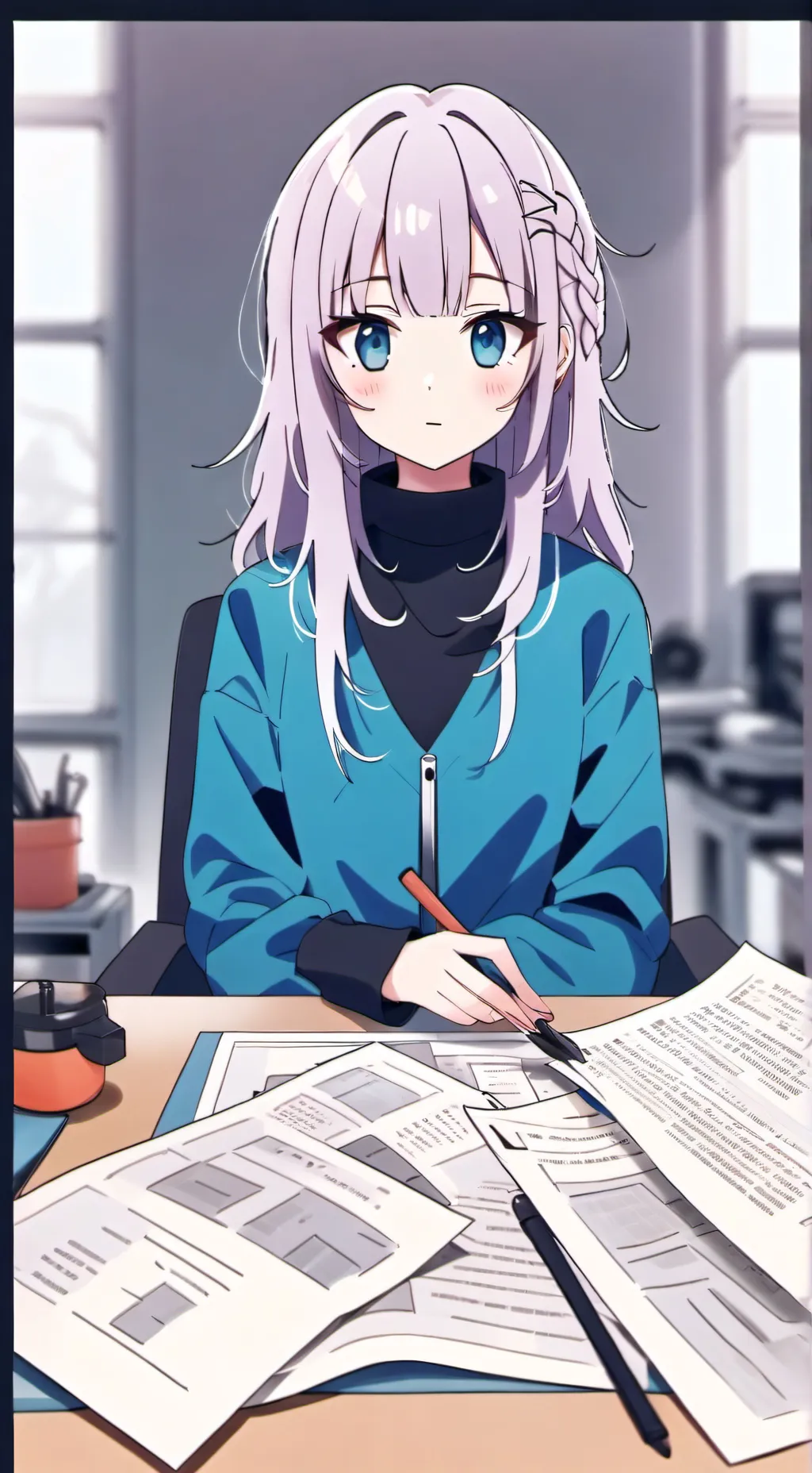 ai character: Gabby (Co-worker) background