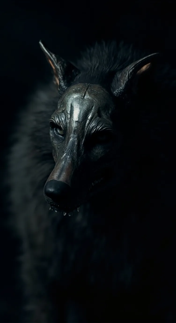 ai character: The wolf of death  background