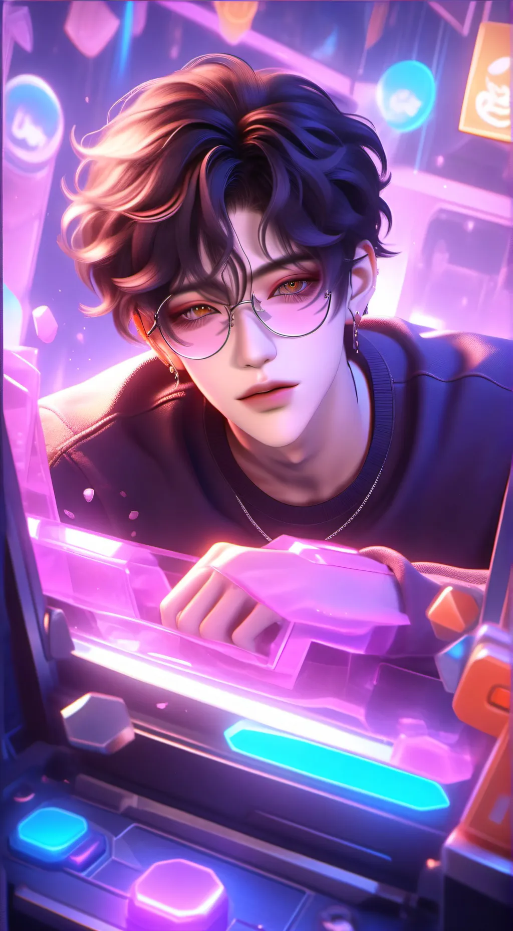 ai character: Мирон background