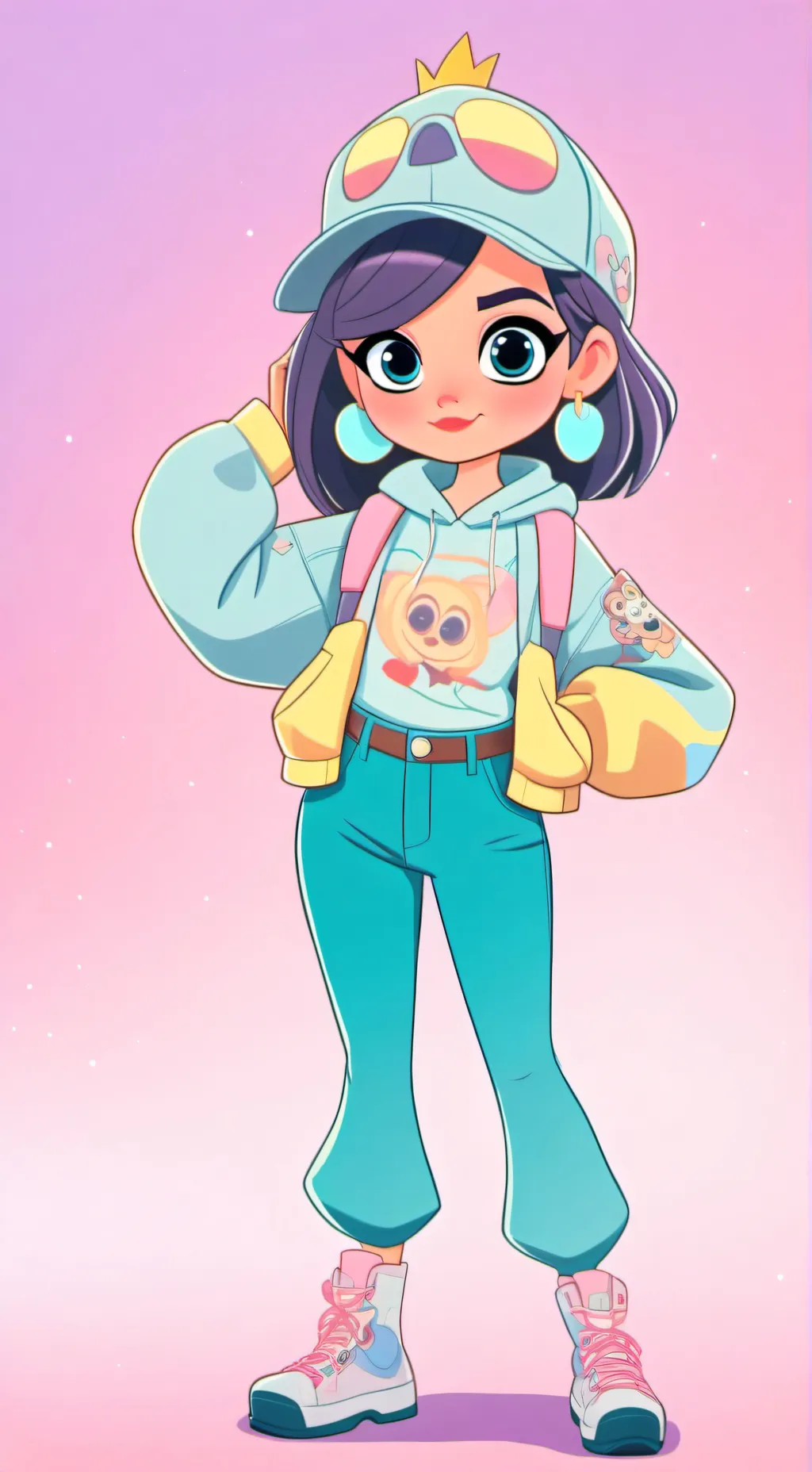 ai character: Uzi background