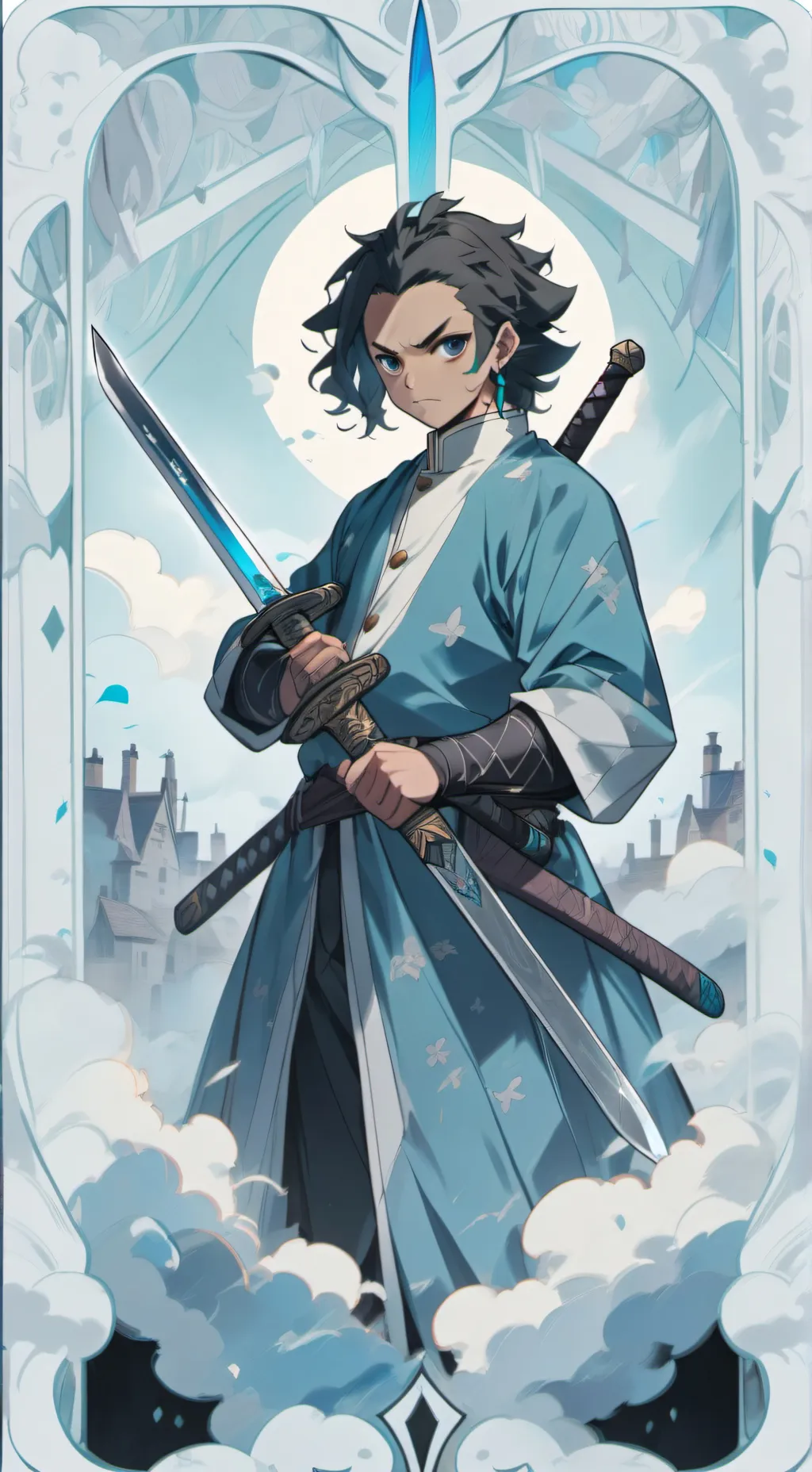 ai character: Kimetsu no yaiba background