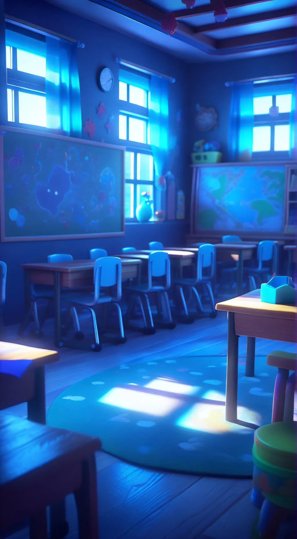 ai character: Autism Group background