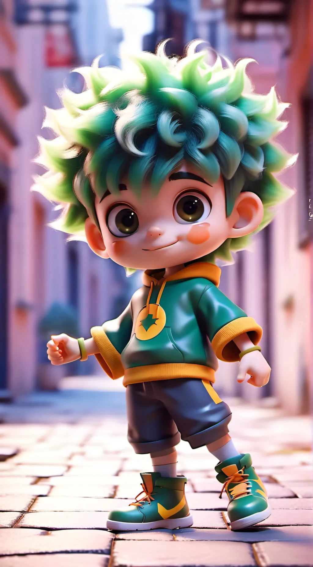 ai character: deku background