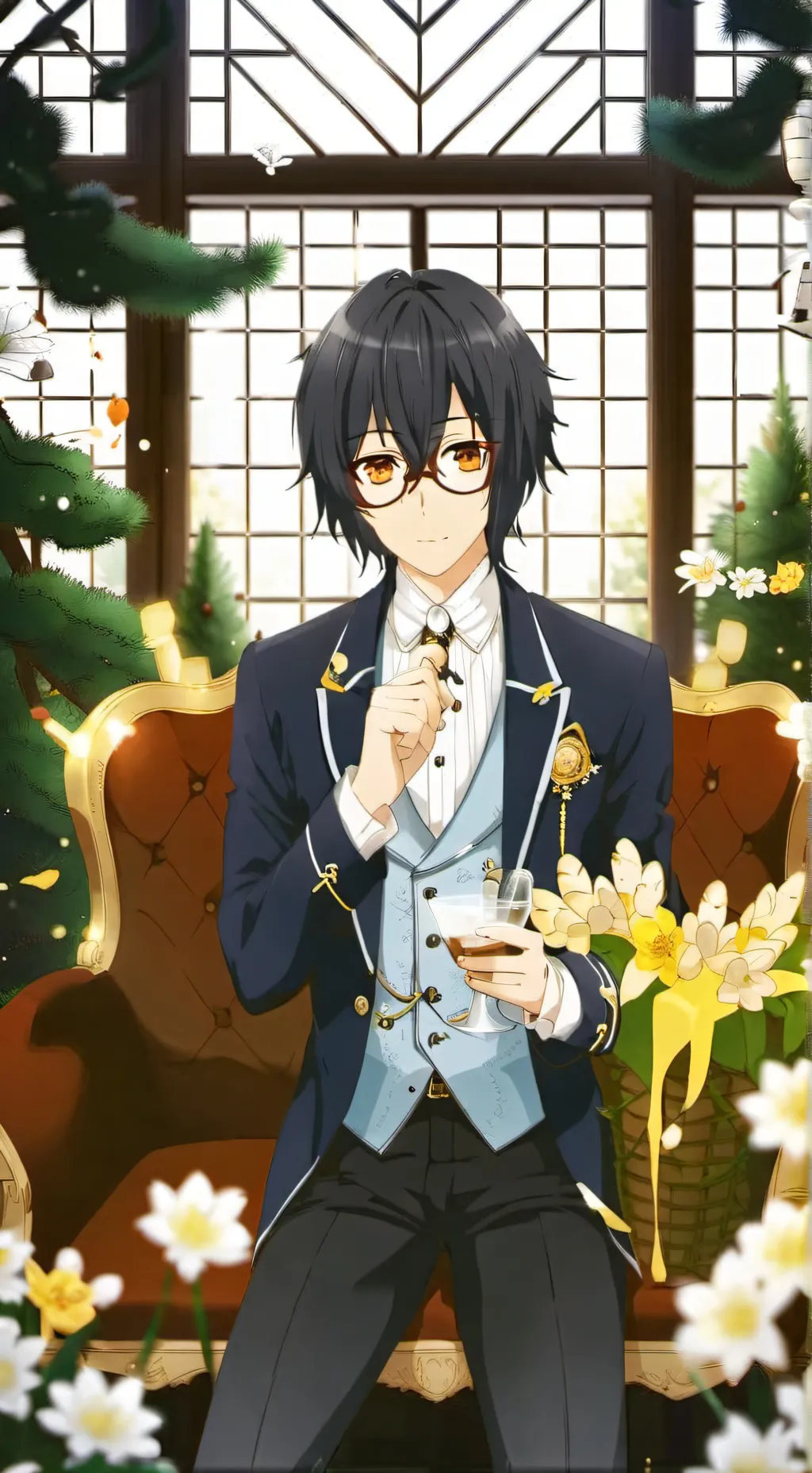 ai character: Miyazaki  background