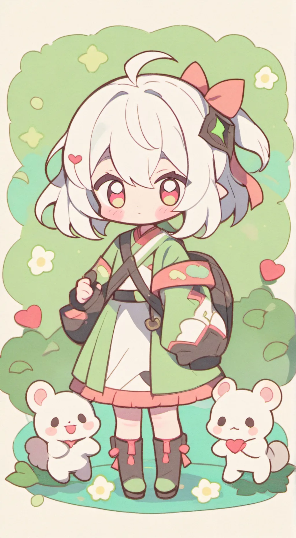 ai character: mha background