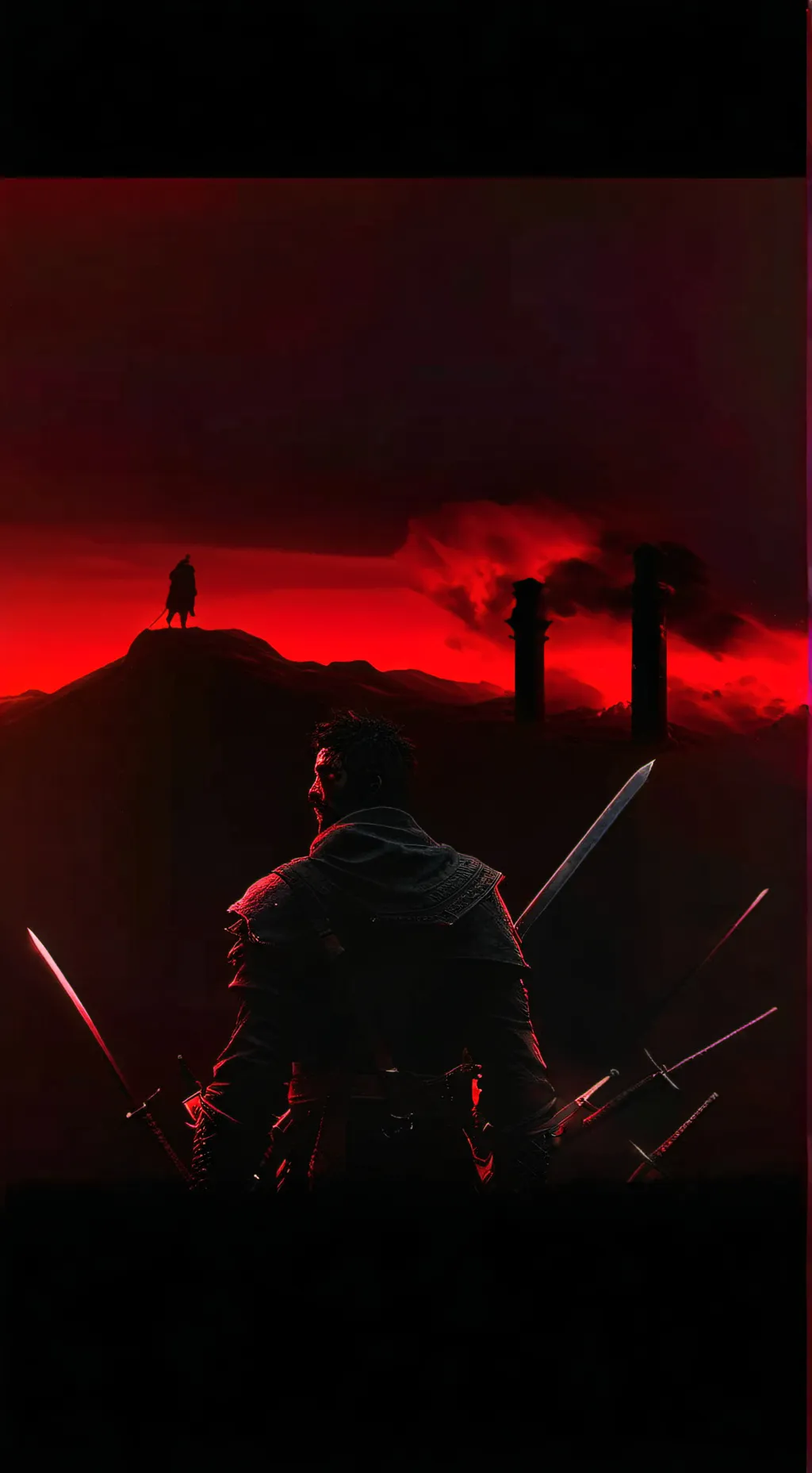 ai character: swords man like rp background