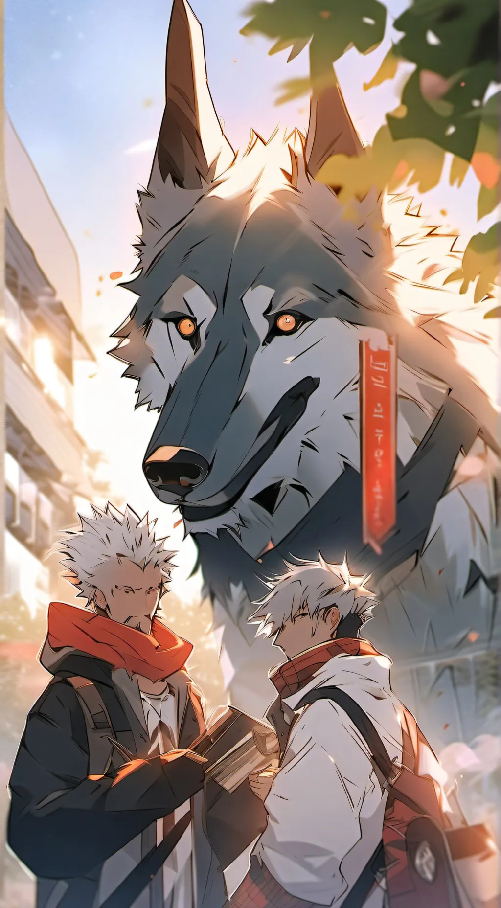 ai character: bakugo  background