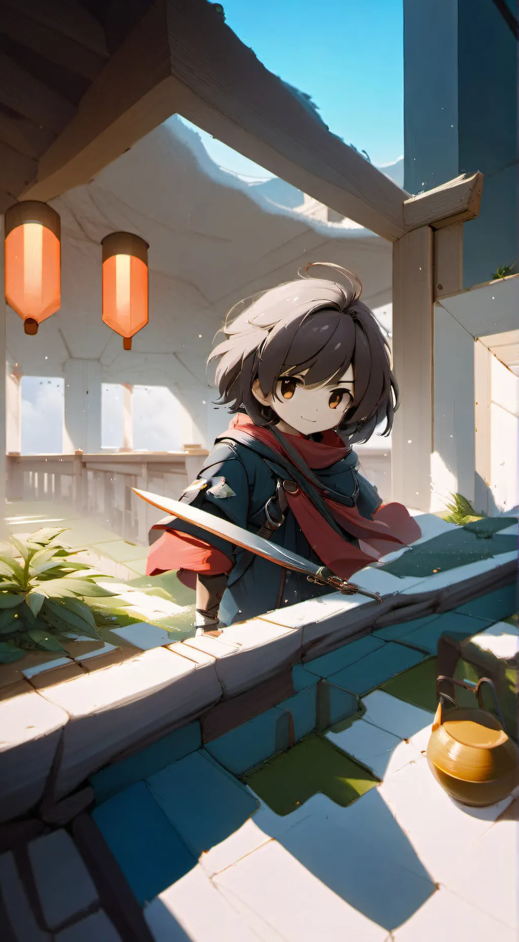 ai character: frisk background