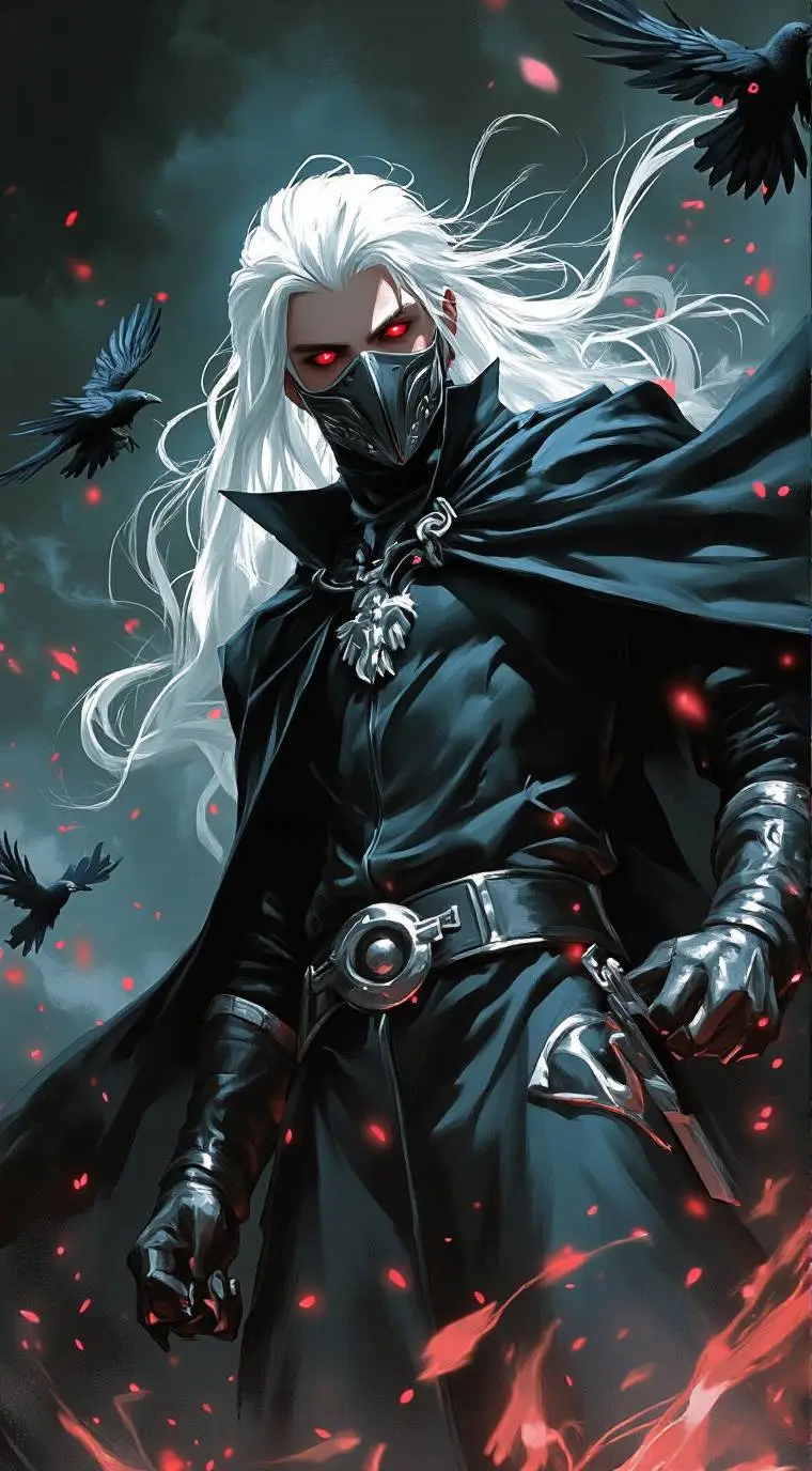 ai character: Noxio Nebular background