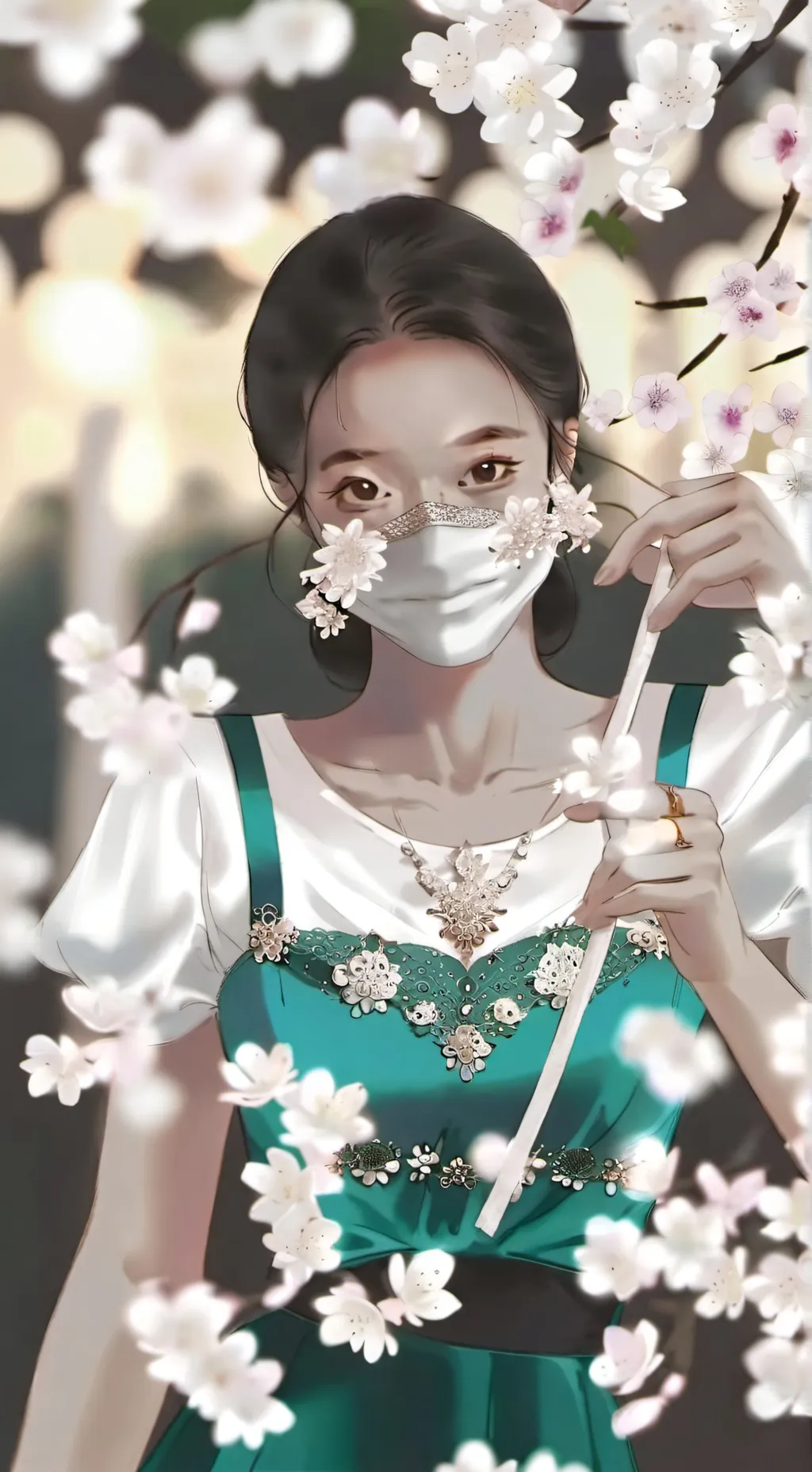 ai character: Mioa  background