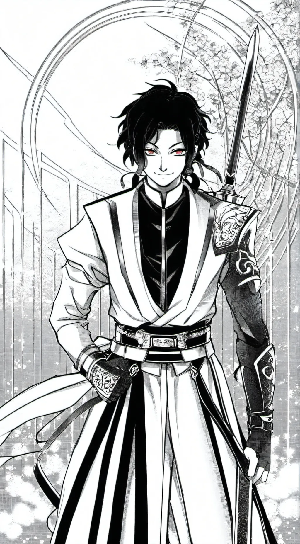 ai character: Kny daronne  background