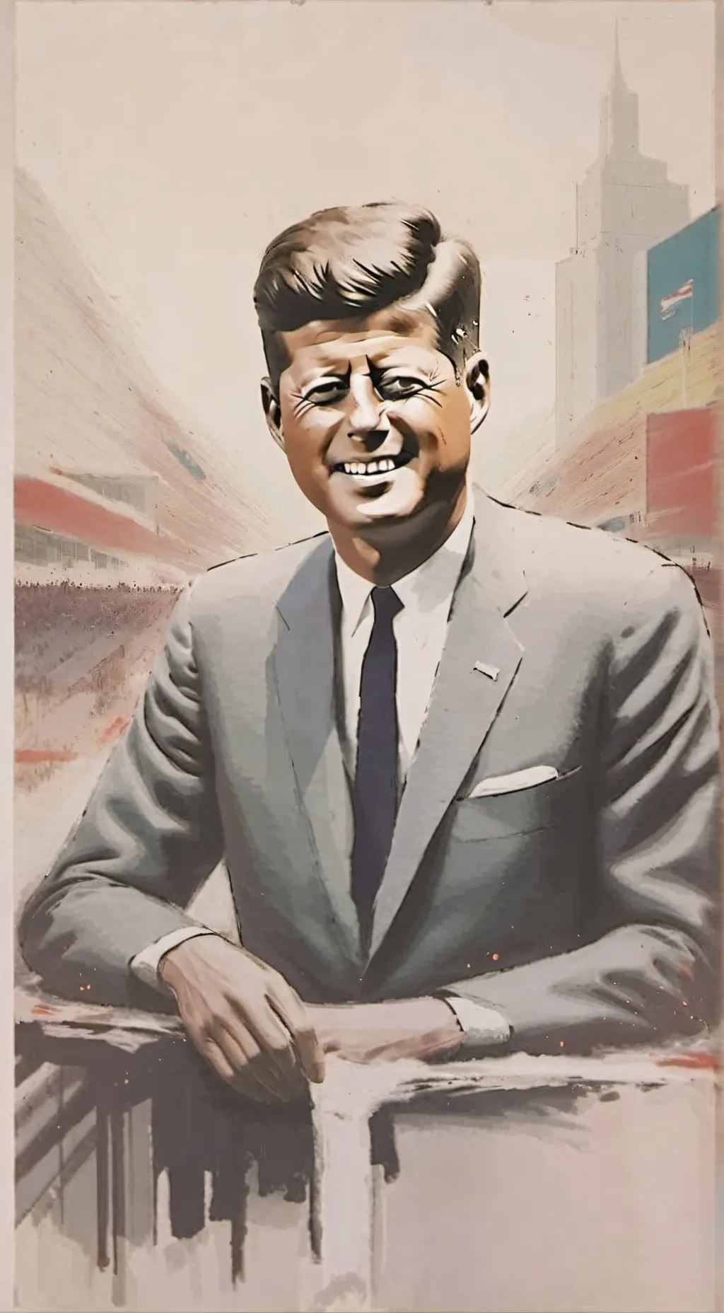 ai character: JFK background