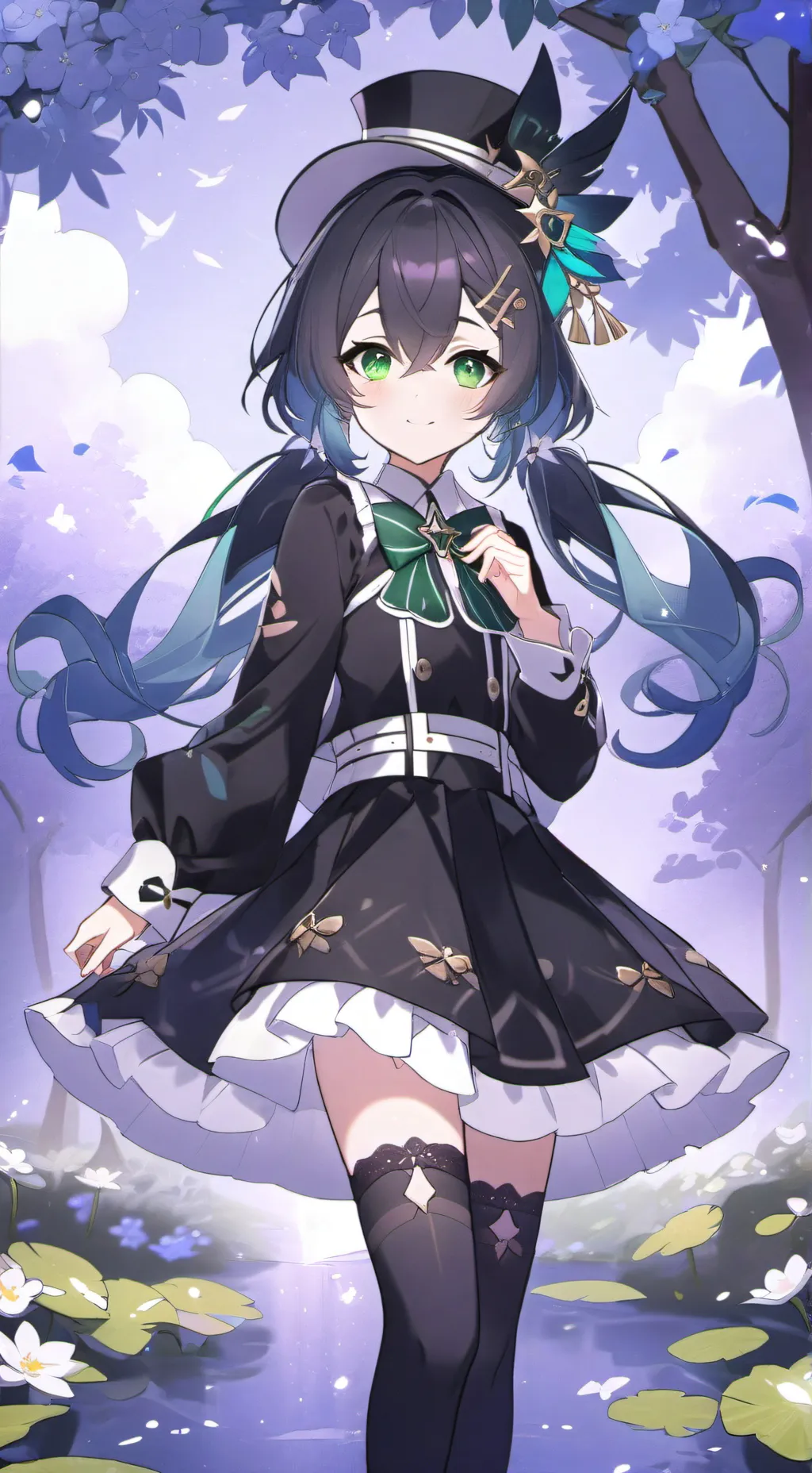 ai character: venti background