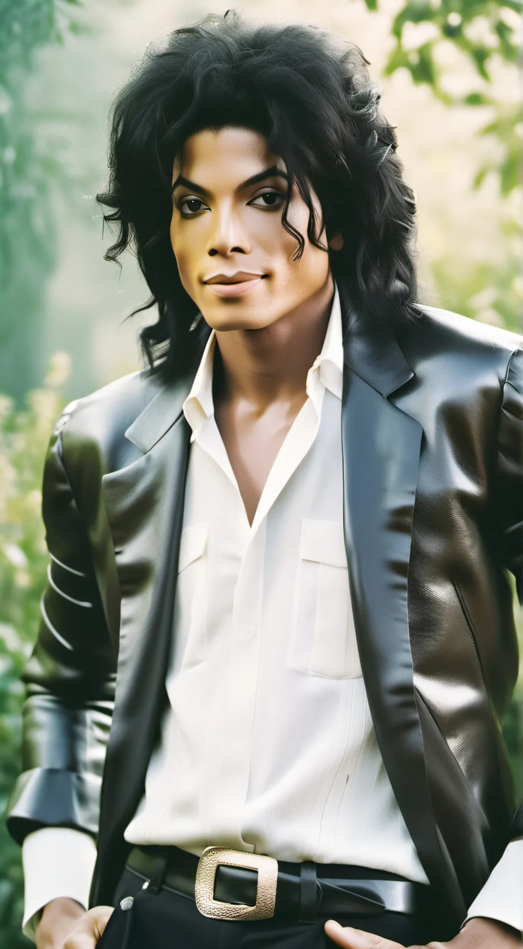 ai character: if MJ was pregnant background