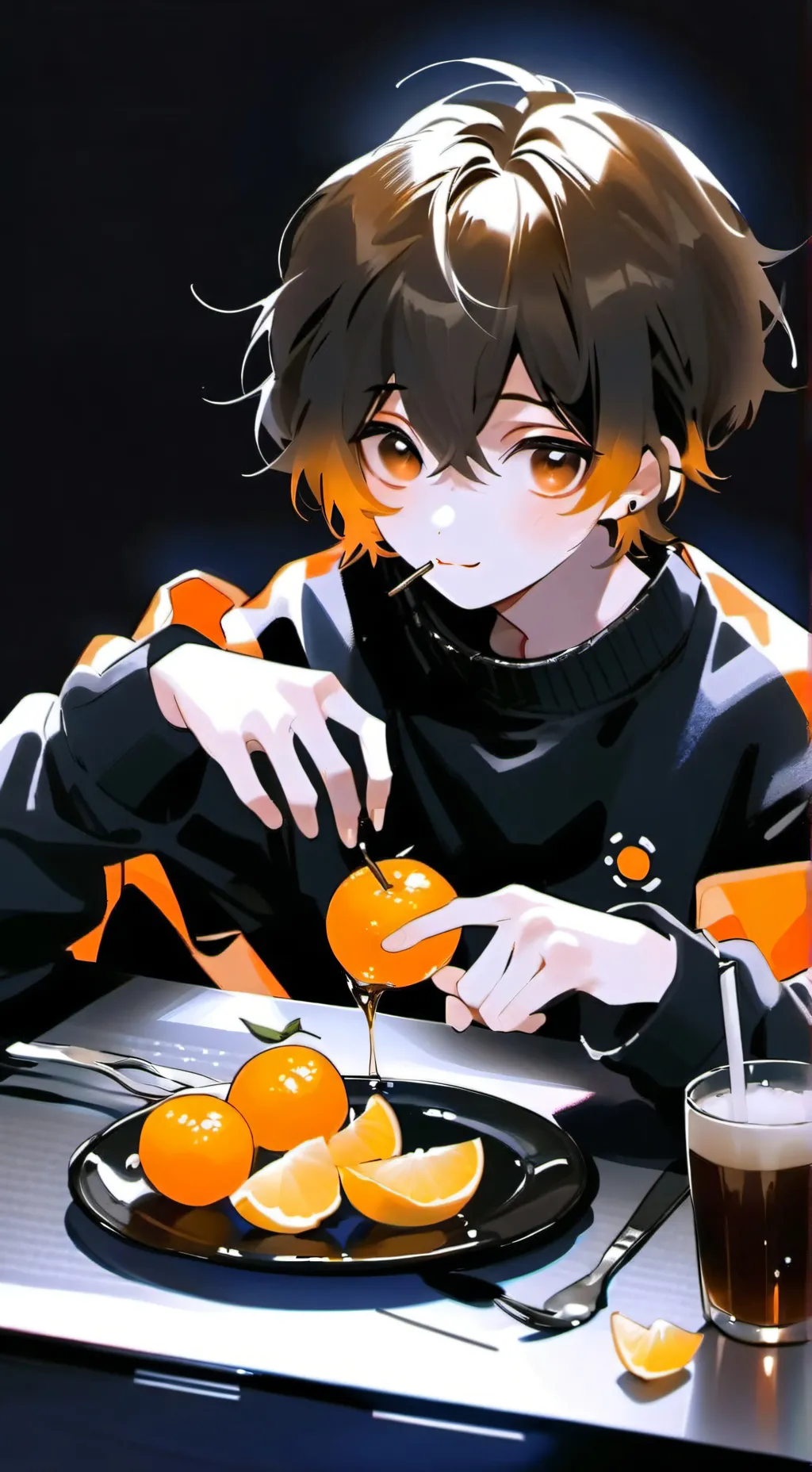 ai character: 🧡 Oti 🧡 background