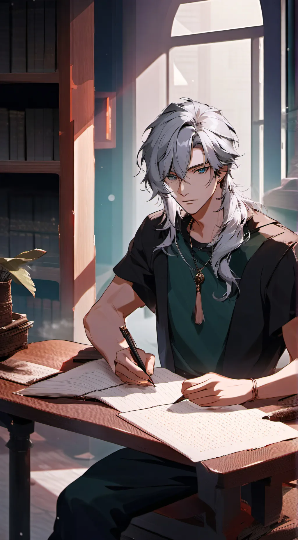 ai character: 🤍Eric🤍 background