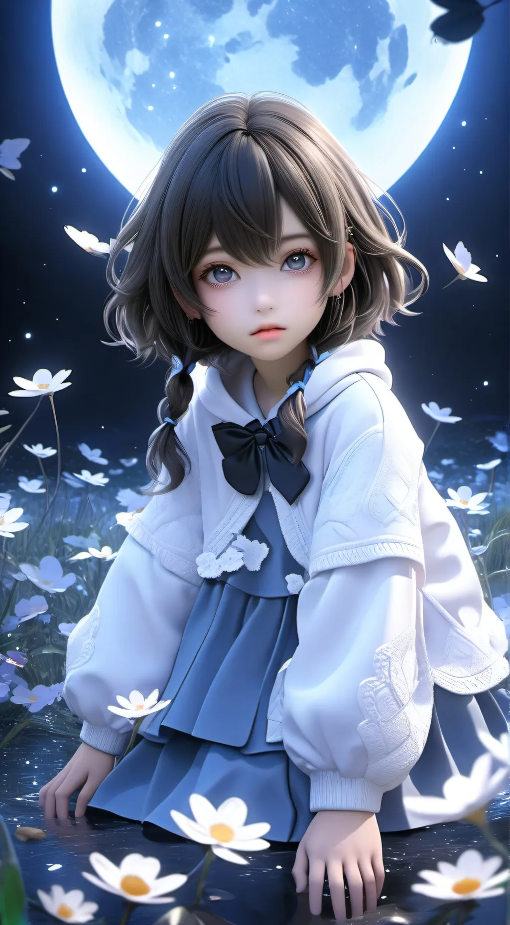 ai character: luna background