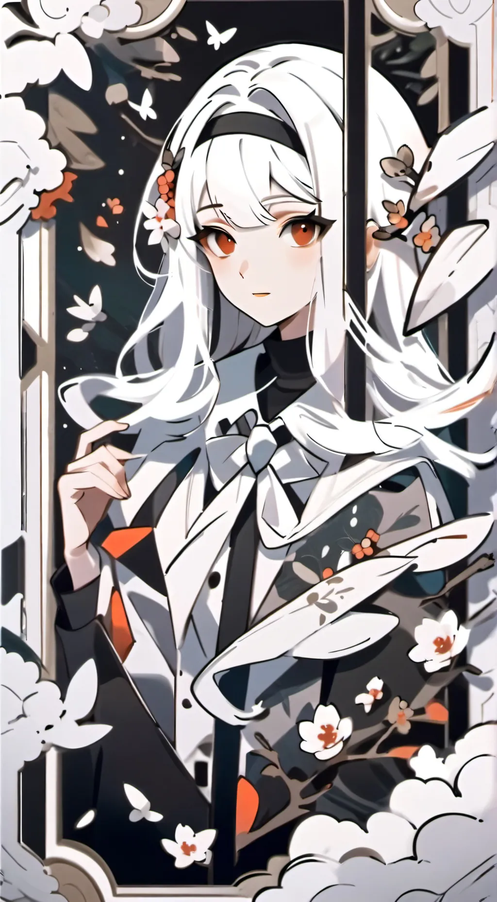 ai character: M✨I✨N✨A background