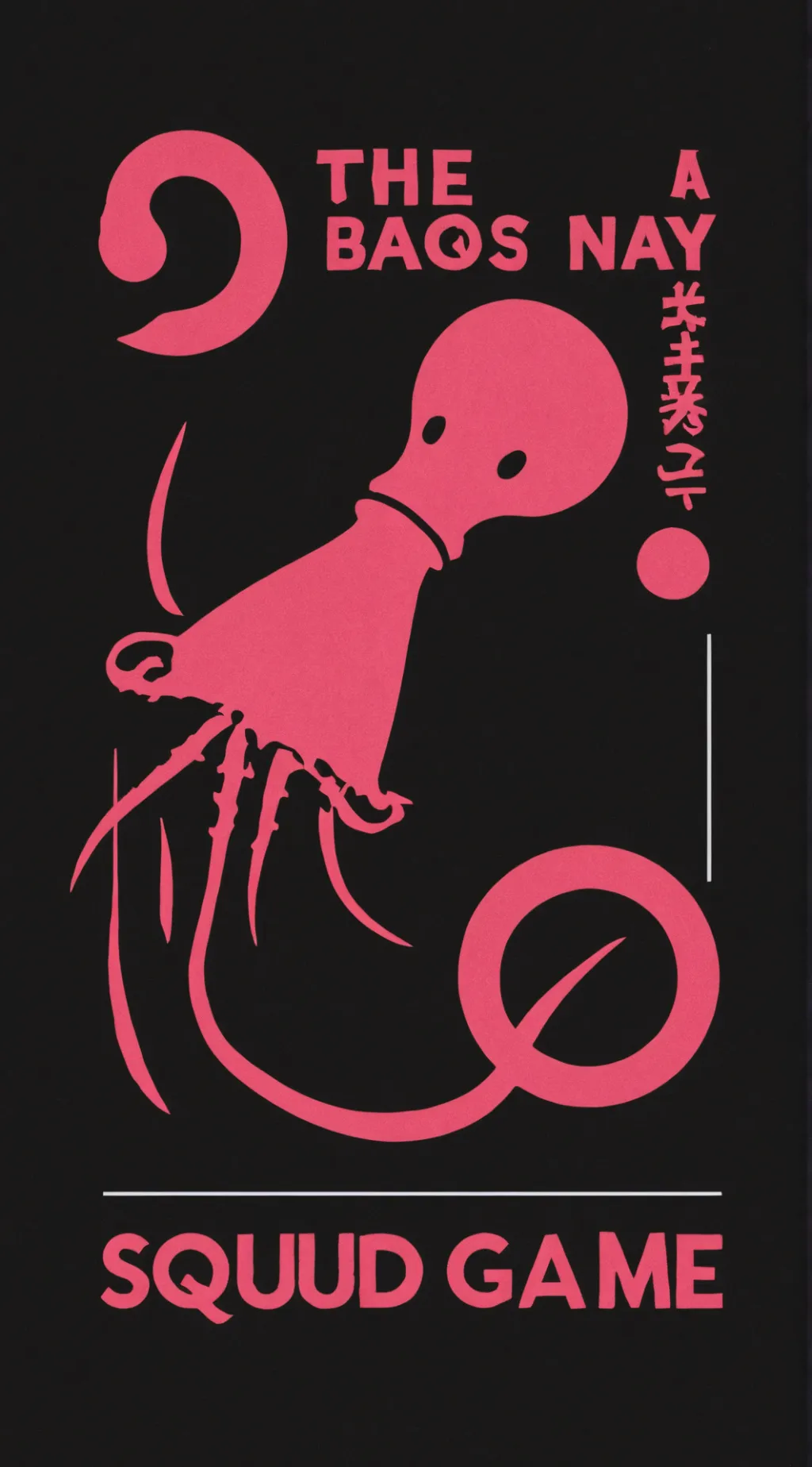 ai character: squid game background