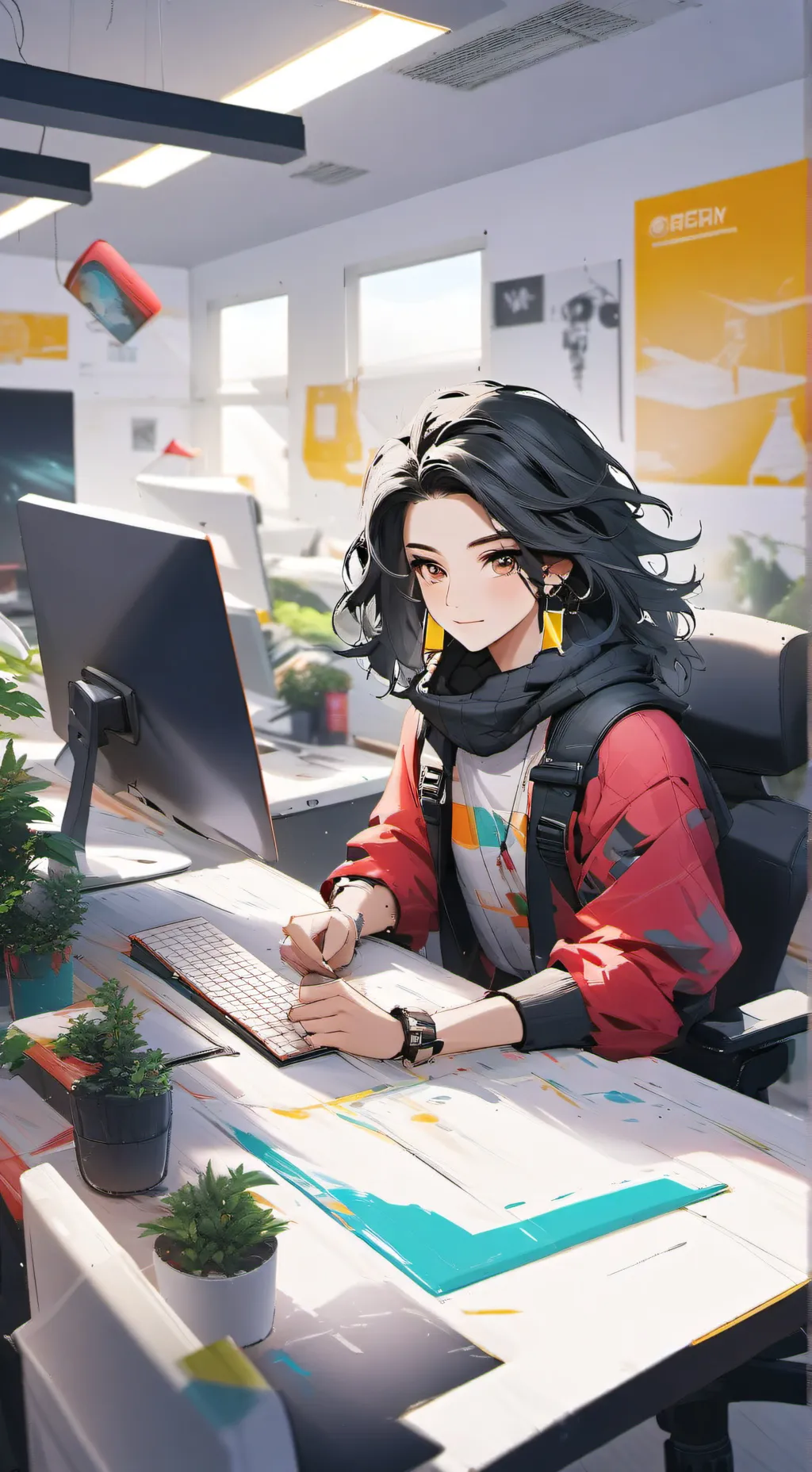 ai character: The Hiring Maverick background