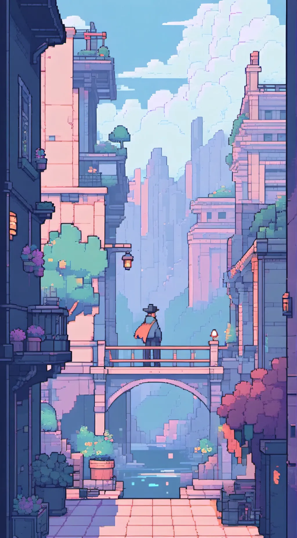 ai character: smile crittes background