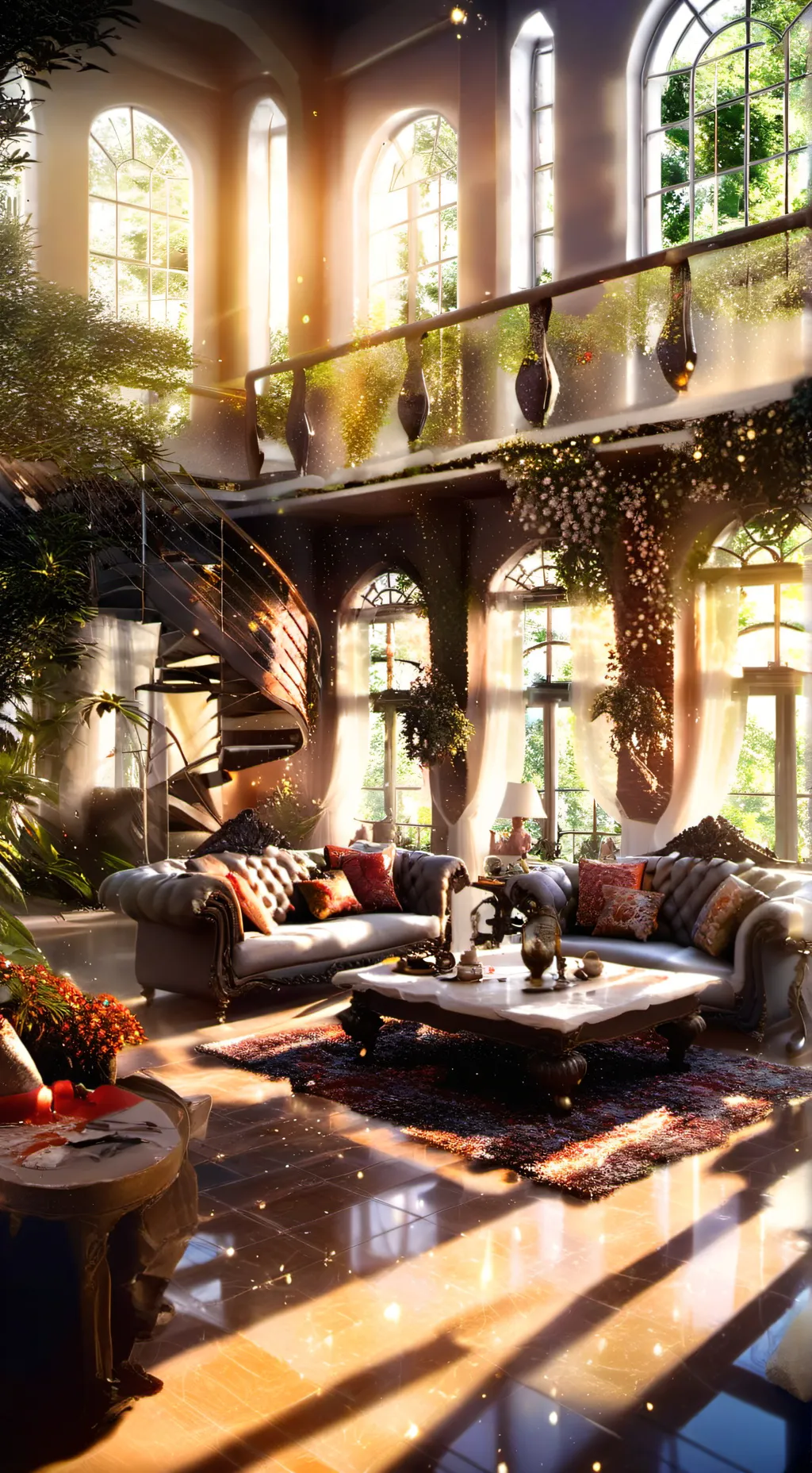 ai character: bop house  background