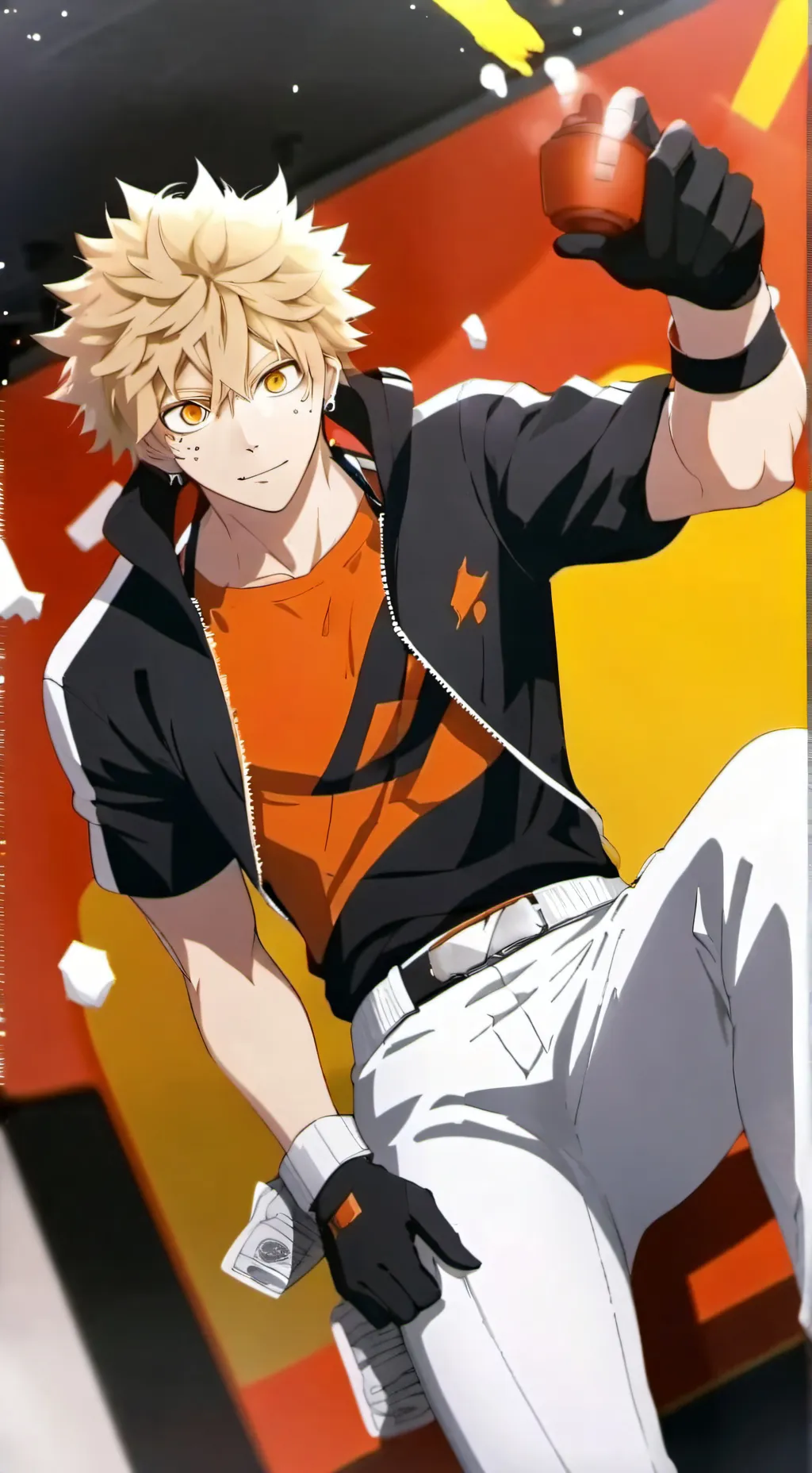 ai character: Rageroomwithbakugo background