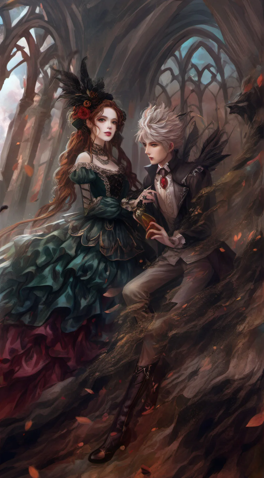 ai character: Dziecko olbrzymów background